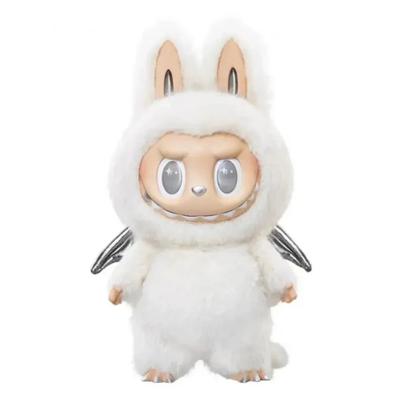 Pop Mart The Monsters Labubu Zimomo Angel in Clouds Figure + Tote Bag